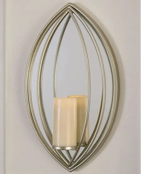 Donnica Wall Sconce in Silver Finish by Ashley Express