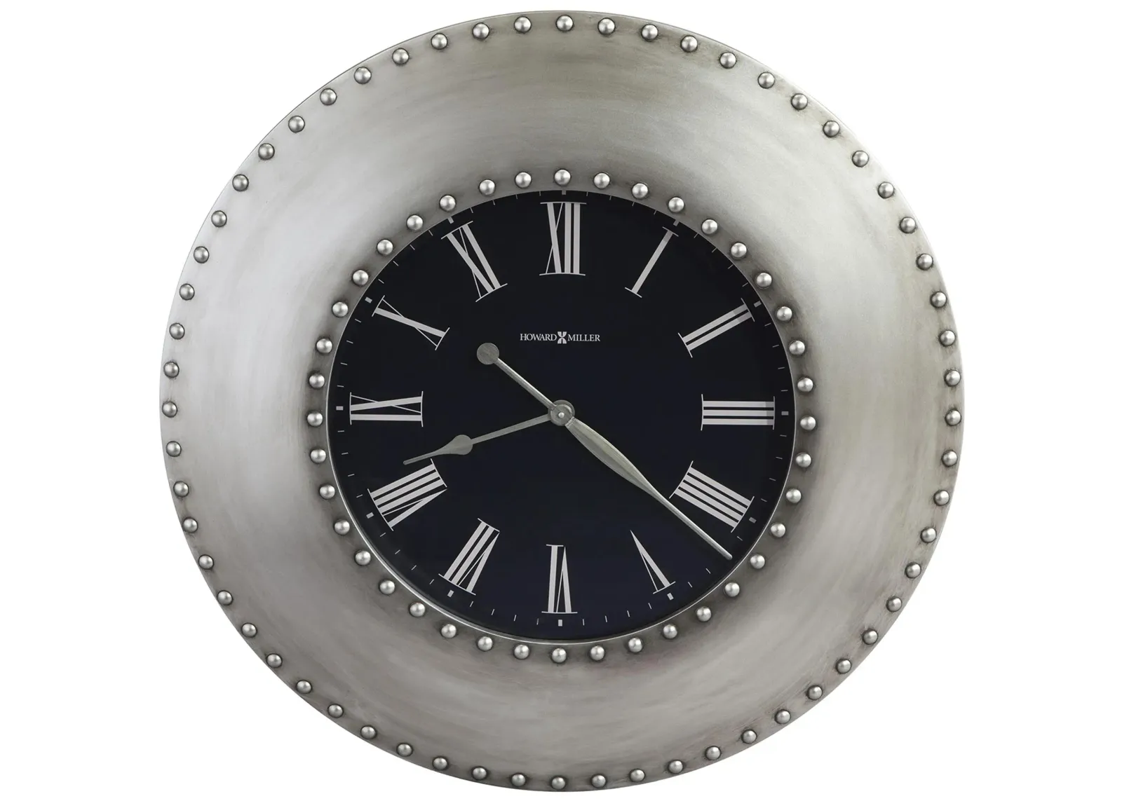 Bokaro Wall Clock in Silver by Howard Miller