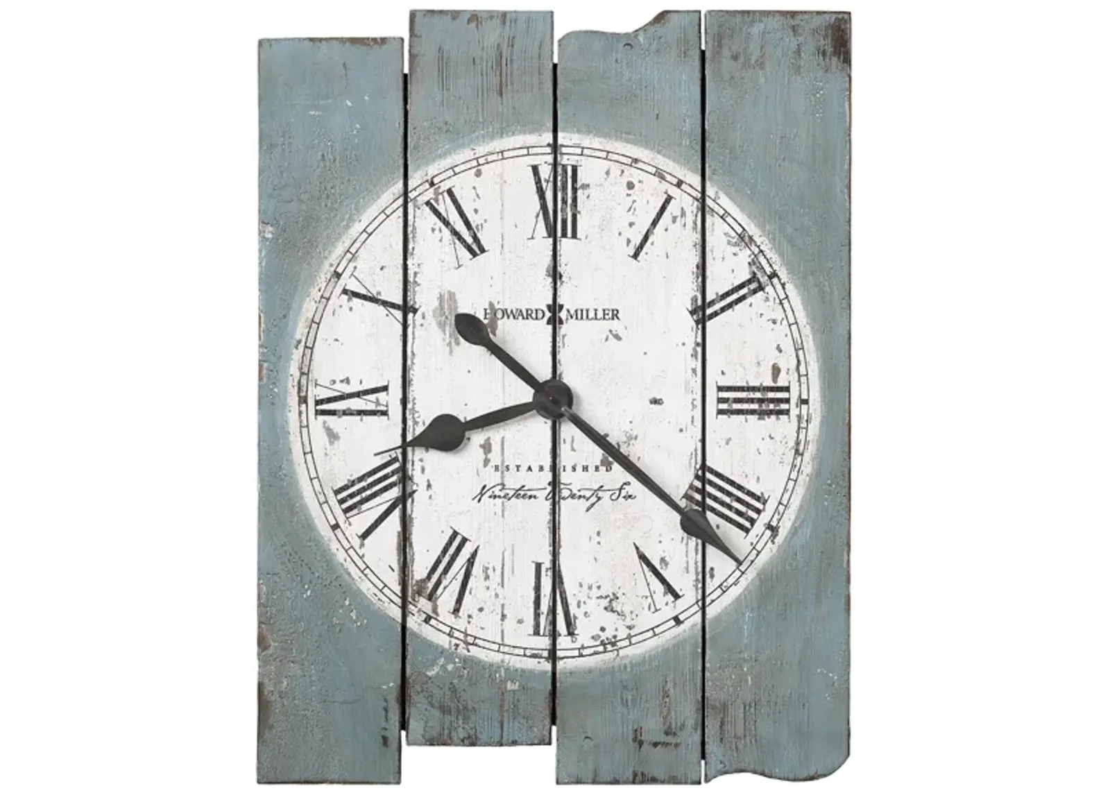 Mack Road Wall Clock in Gray by Howard Miller