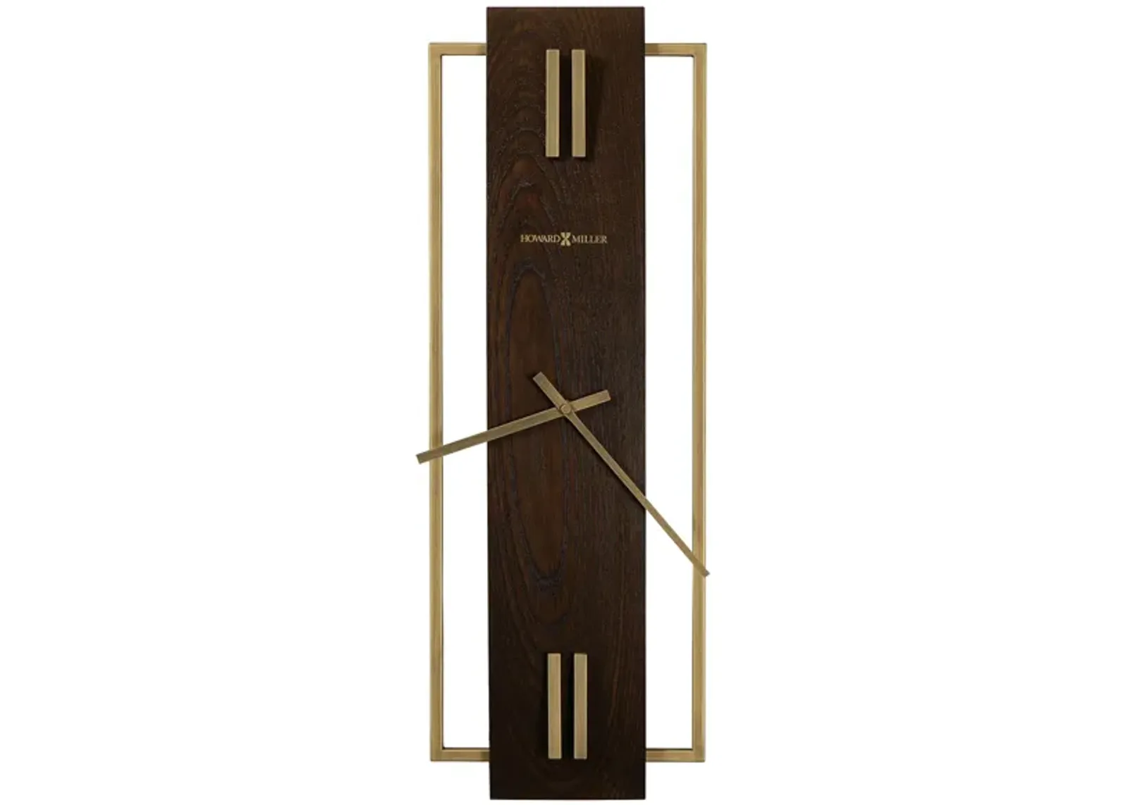 Harwood II Wall Clock in Brown by Howard Miller