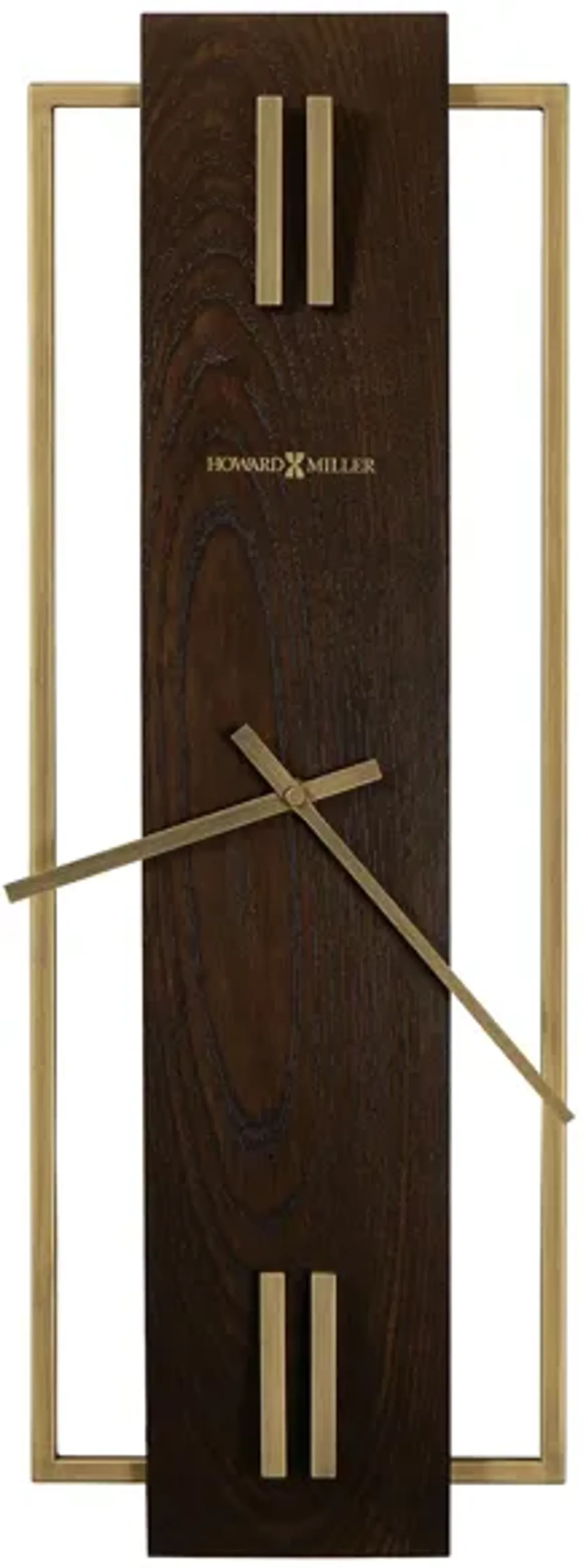 Harwood II Wall Clock in Brown by Howard Miller