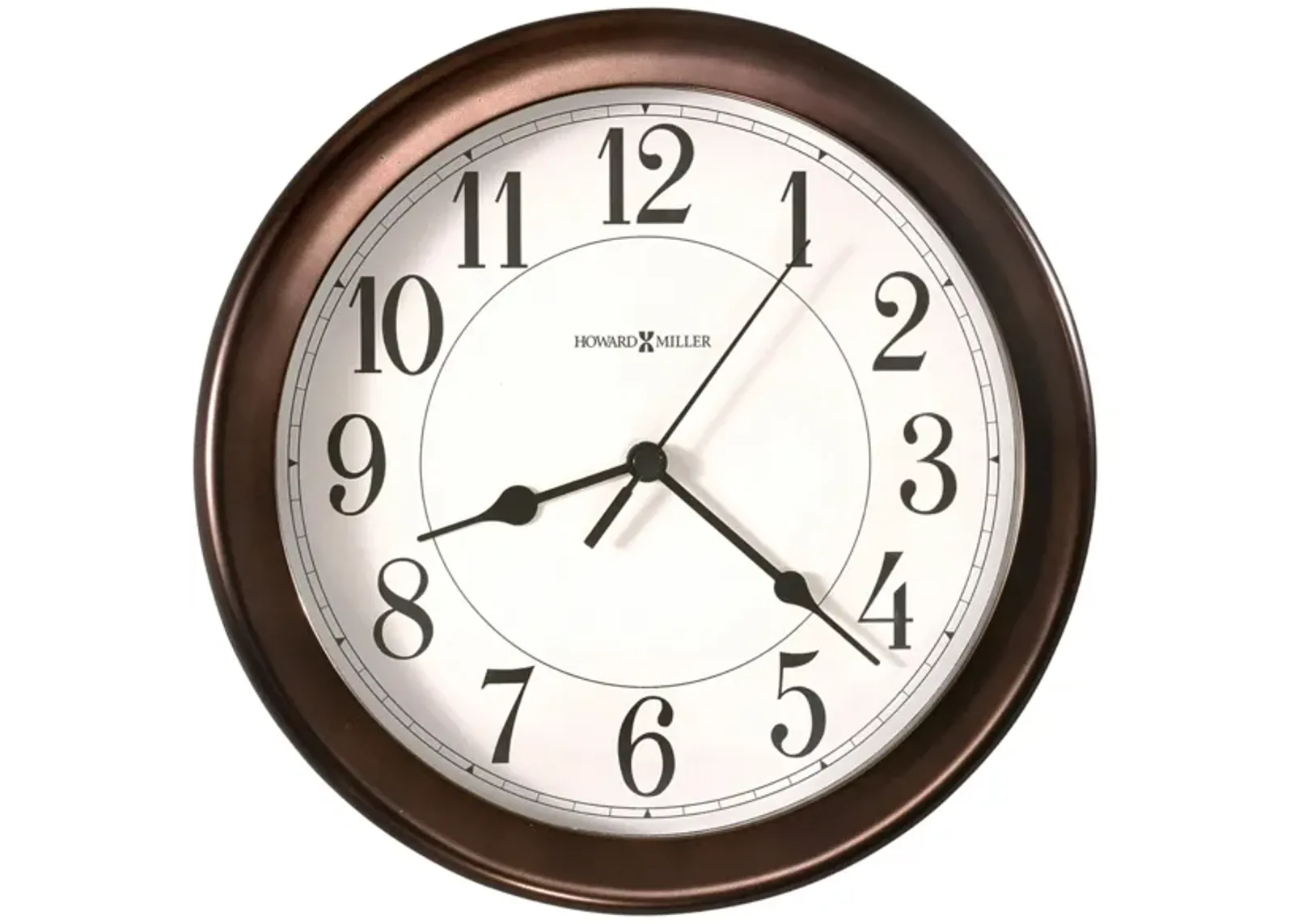 Virgo Wall Clock in Brown by Howard Miller