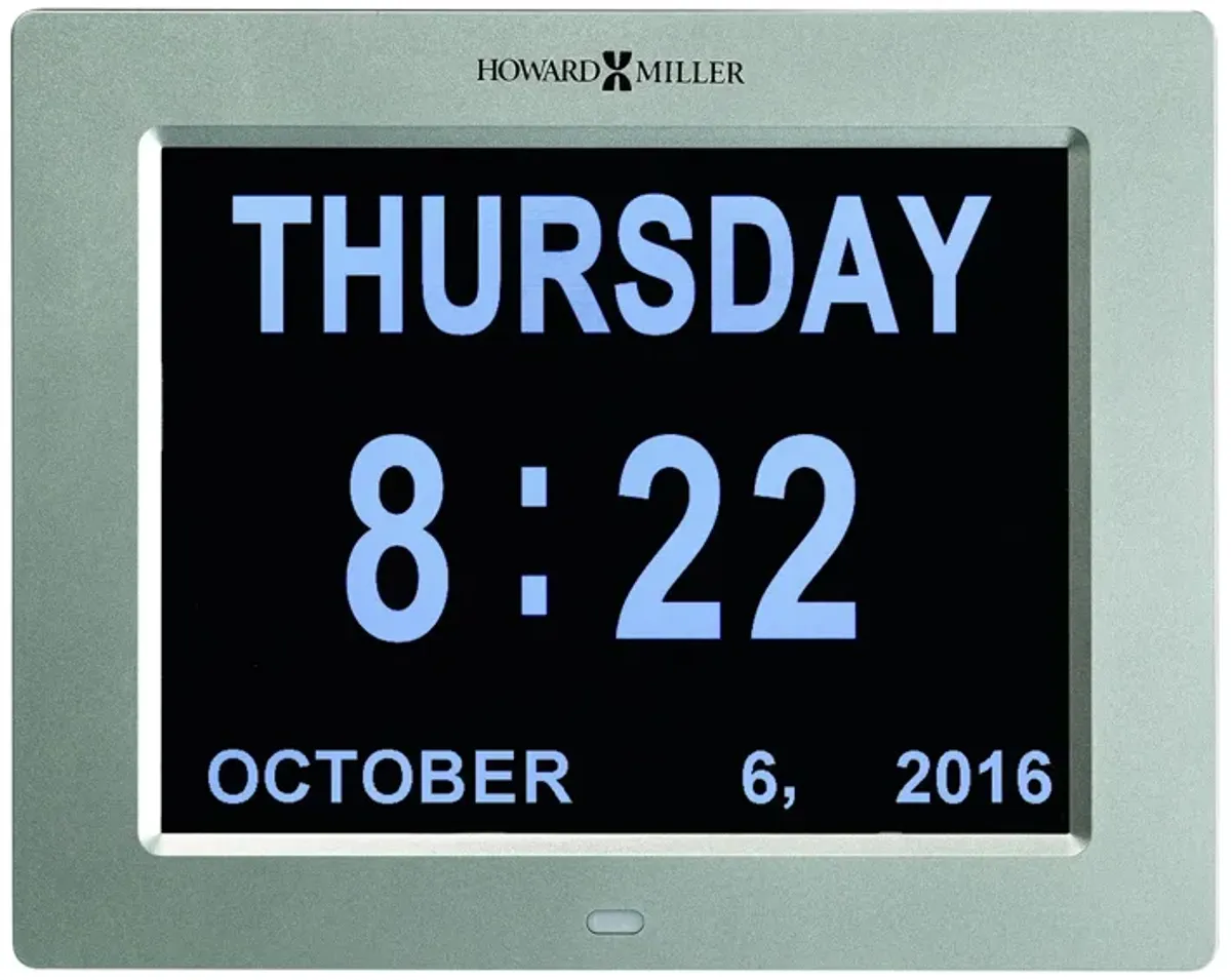 Memory Wall Clock in Black by Howard Miller