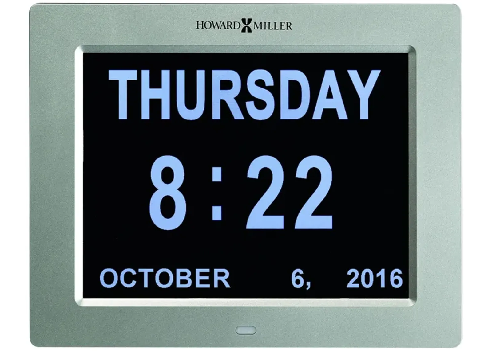 Memory Wall Clock in Black by Howard Miller