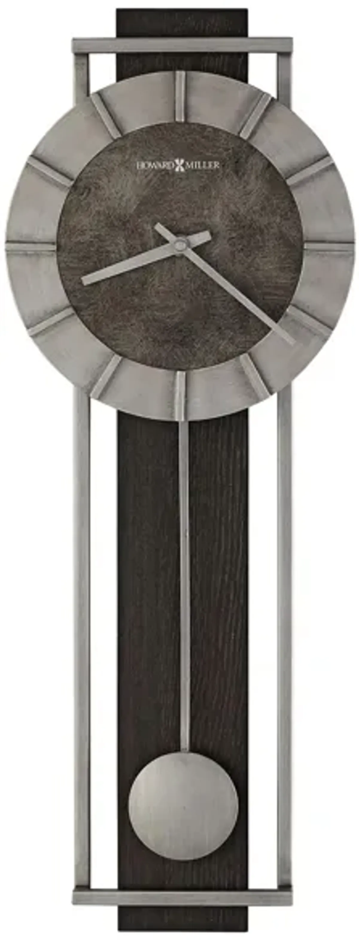 Oscar Wall Clock in Gray by Howard Miller