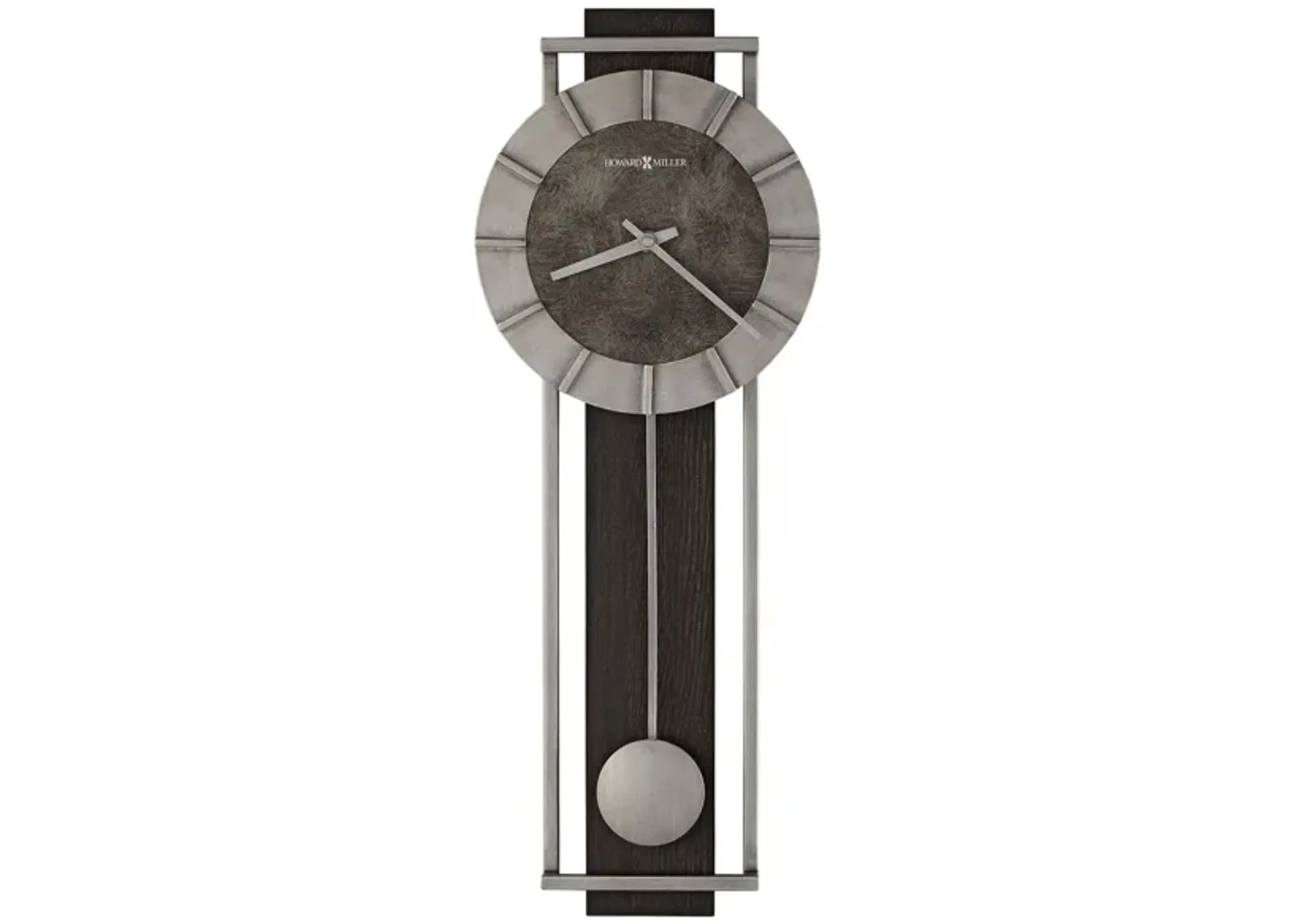 Oscar Wall Clock in Gray by Howard Miller