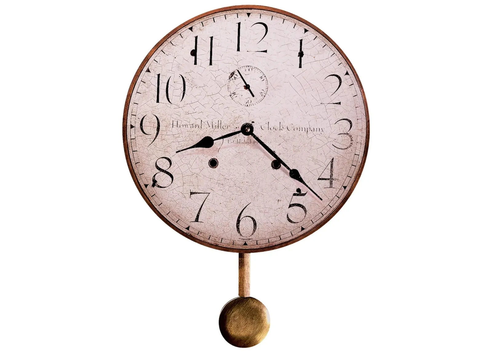 Original II Wall Clock in Tan by Howard Miller