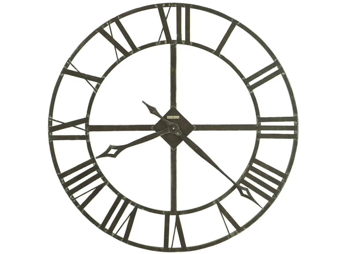 Lacy II Wall Clock in Gray by Howard Miller