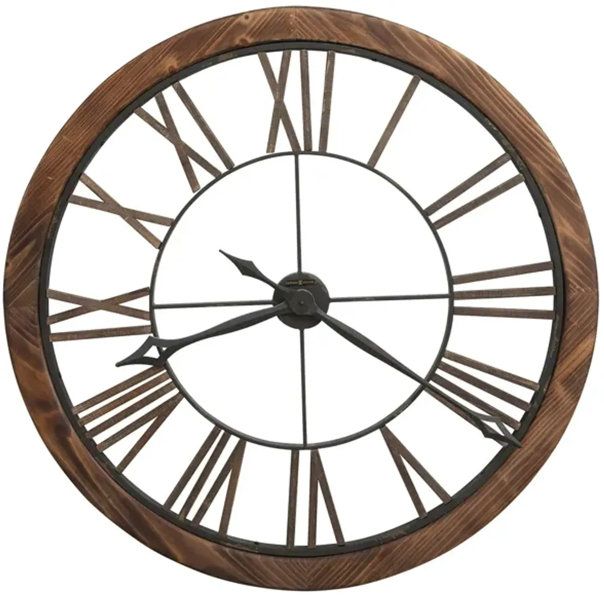 Thatcher Wall Clock in Brown by Howard Miller