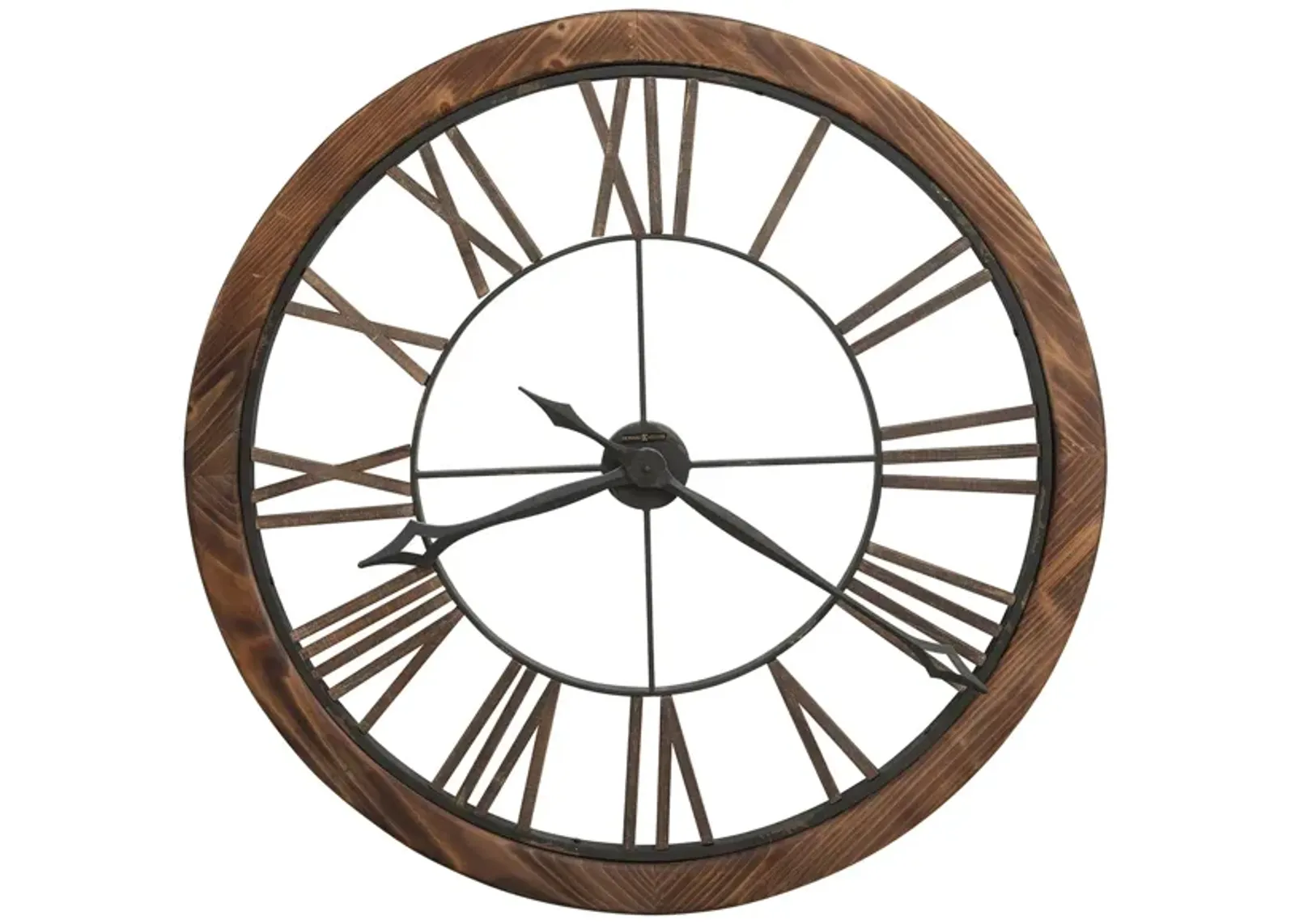 Thatcher Wall Clock in Brown by Howard Miller