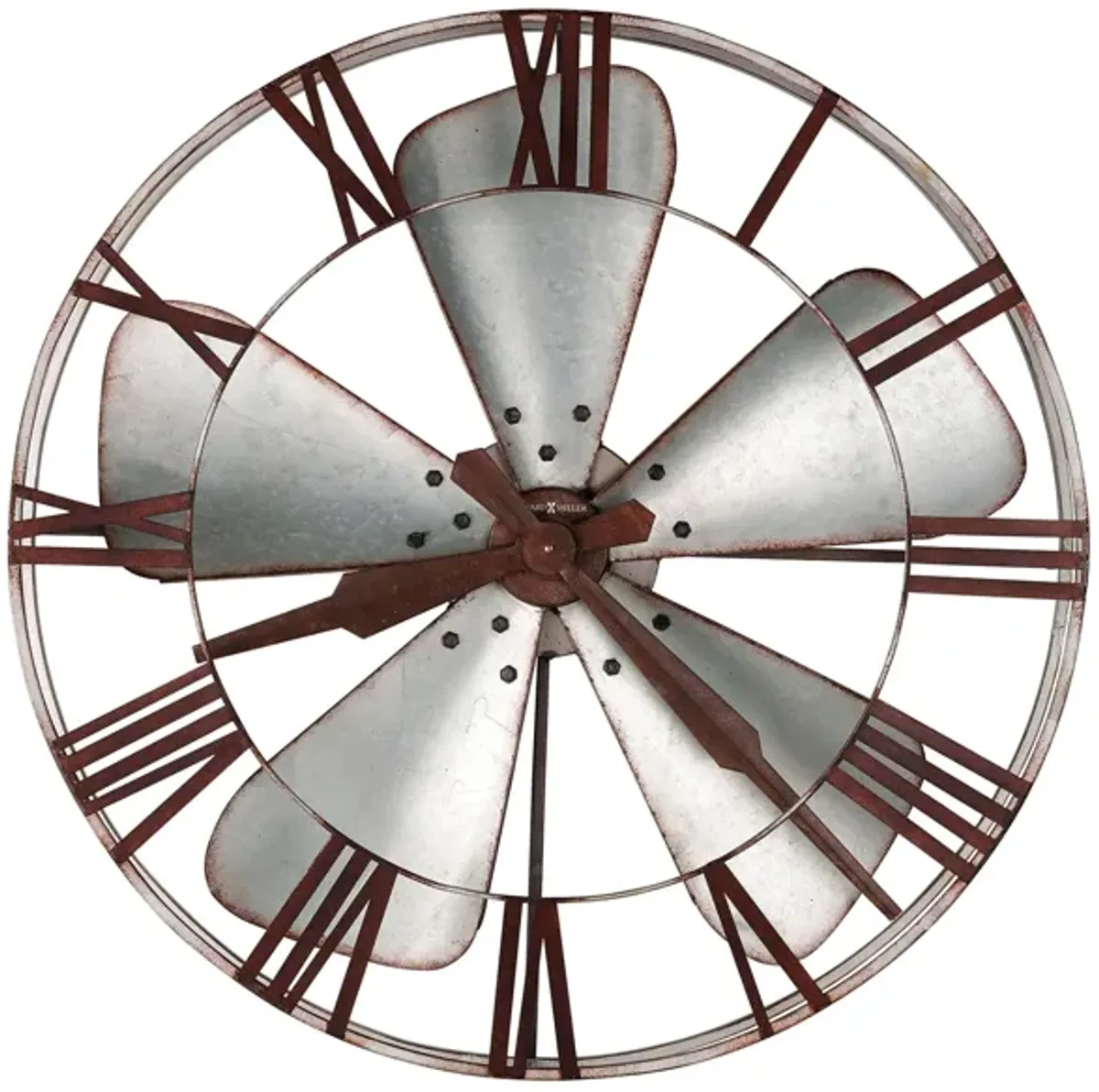 Mill Shop Wall Clock in Brown by Howard Miller