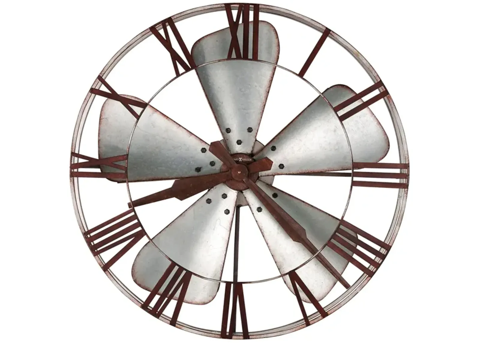 Mill Shop Wall Clock in Brown by Howard Miller