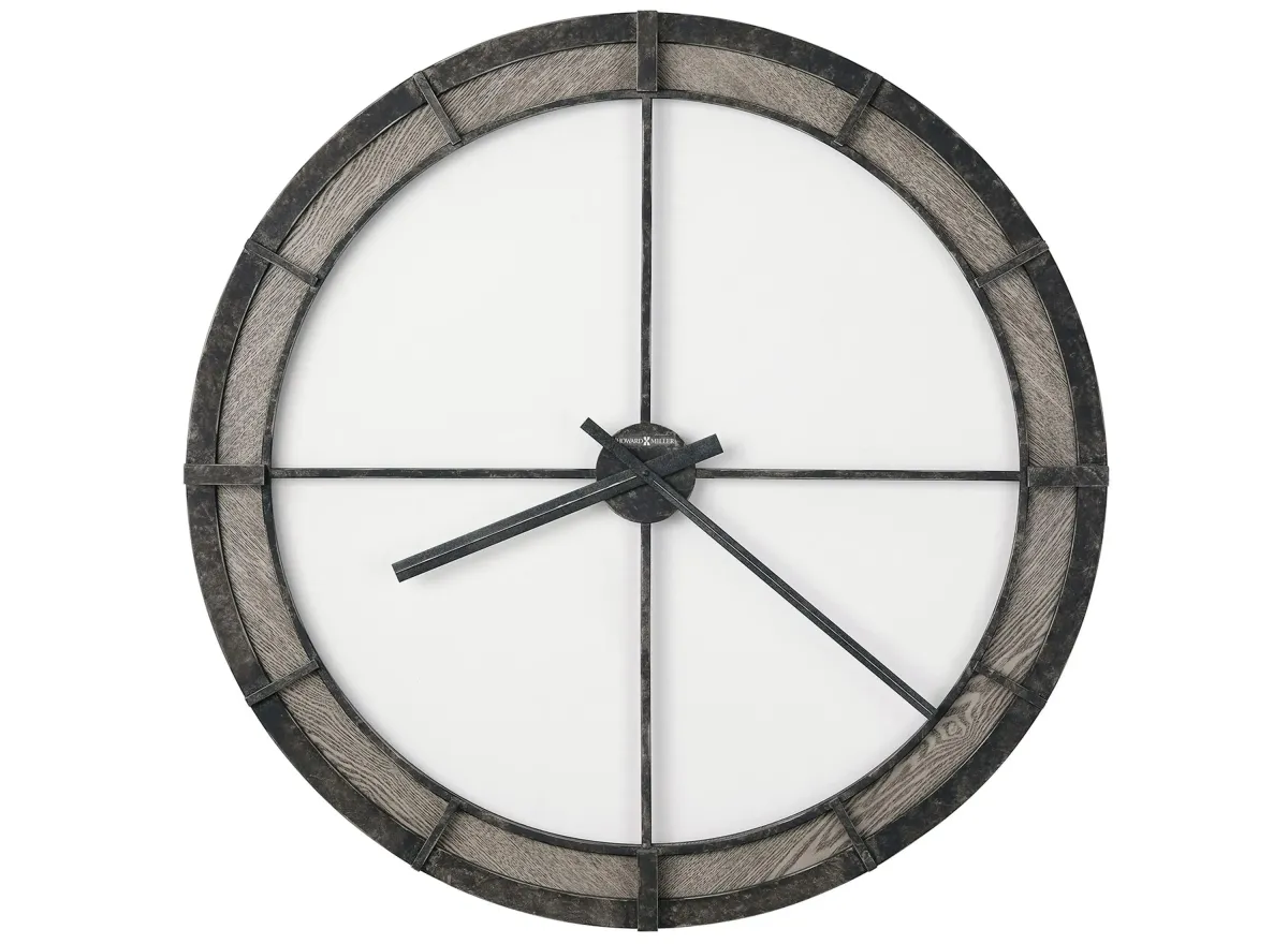 Mara Wall Clock in Gray by Howard Miller