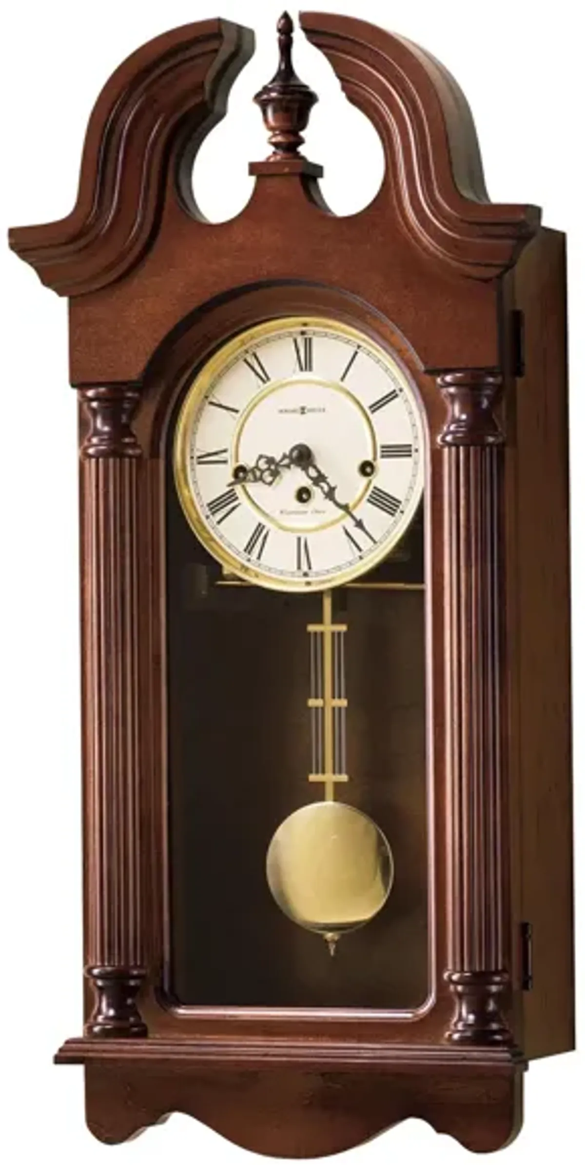 David Wall Clock in Windsor Cherry by Howard Miller