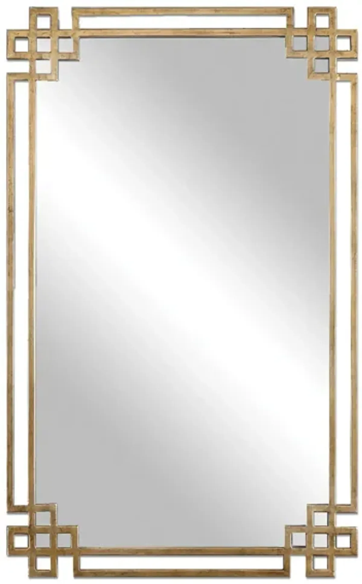 Devoll Wall Mirror in Oxidized Gold by Uttermost