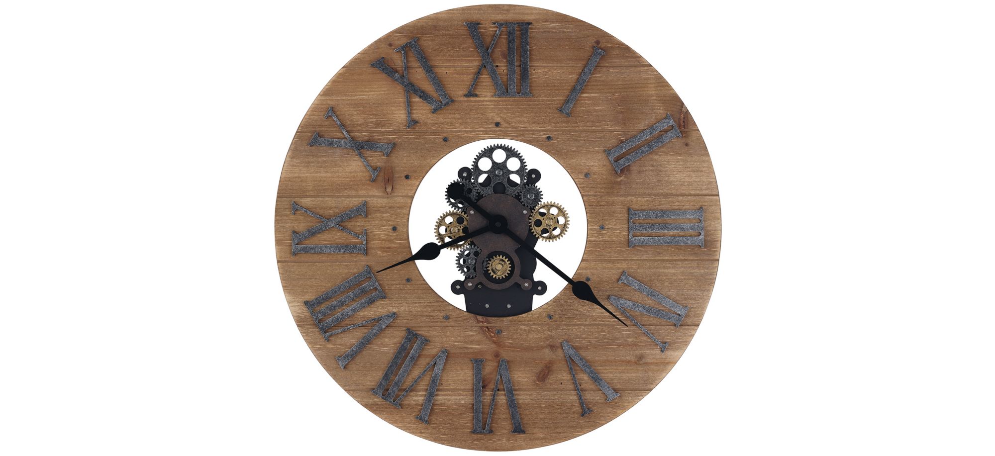 Forest Wall Clock in Brown by Howard Miller