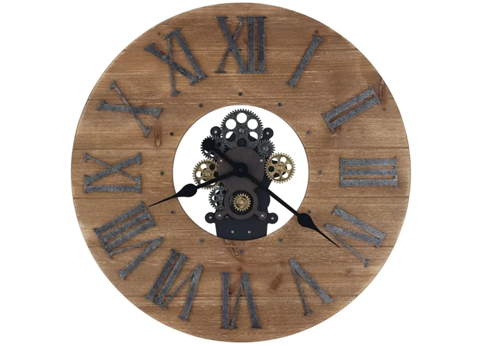 Forest Wall Clock in Brown by Howard Miller