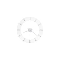 Pearl Wall Clock in White by Howard Miller