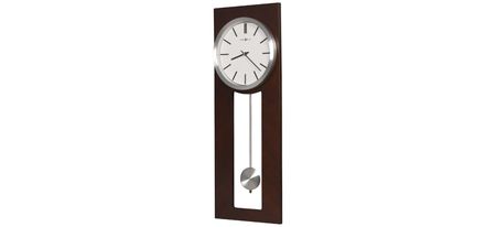 Madson Wall Clock in Brown by Howard Miller