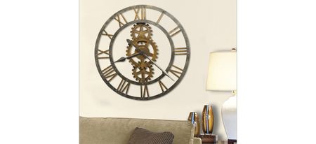 Crosby Wall Clock in Metal by Howard Miller