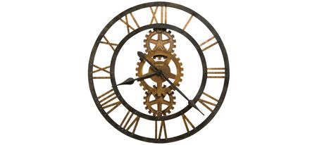 Crosby Wall Clock in Metal by Howard Miller