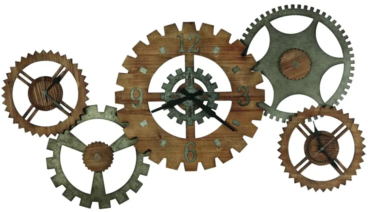 Cogwheel III Wall Clock