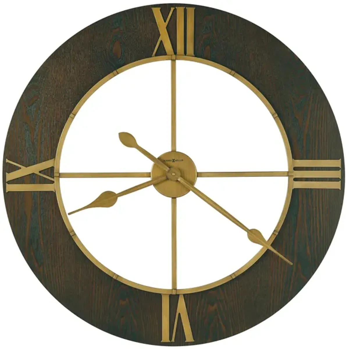 Chasum Wall Clock in Gray by Howard Miller