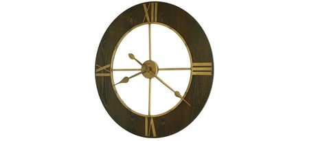 Chasum Wall Clock in Gray by Howard Miller