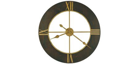 Chasum Wall Clock in Gray by Howard Miller