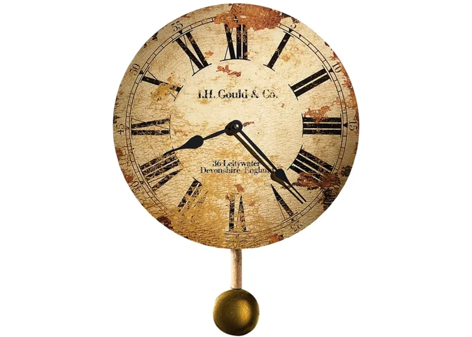 J.H. Gould and Co. II Wall Clock in Beige by Howard Miller