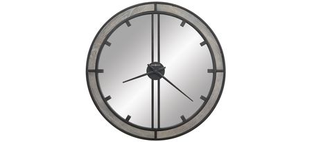 Abril Wall Clock in Silver by Howard Miller