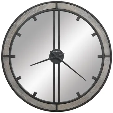 Abril Wall Clock in Silver by Howard Miller