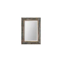 Bozeman Distressed Blue Wall Mirror in Distressed State Blue by Uttermost