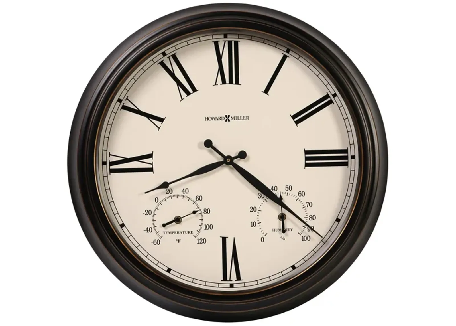 Aspen Wall Clock in Off-White by Howard Miller