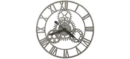 Sibley Wall Clock in Gray by Howard Miller
