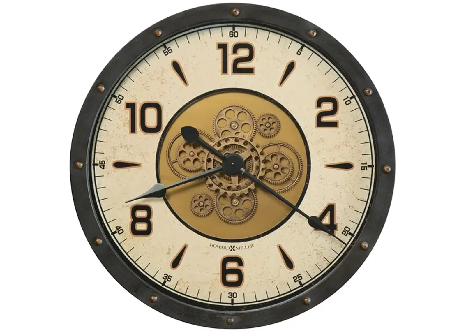 Garth Wall Clock in Gray by Howard Miller