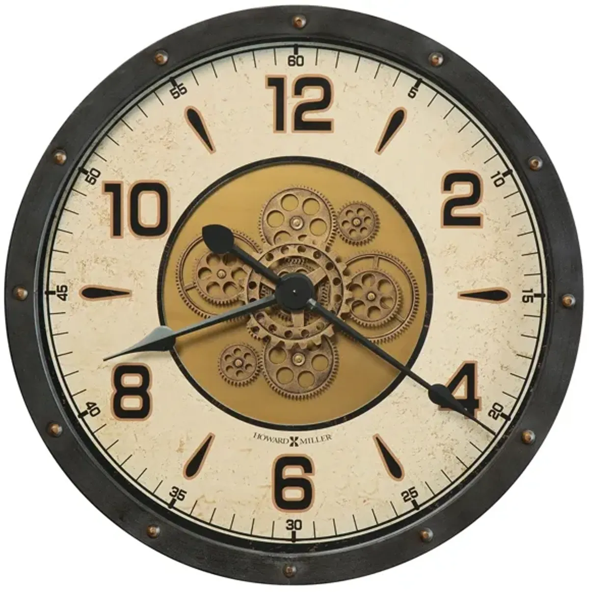 Garth Wall Clock in Gray by Howard Miller