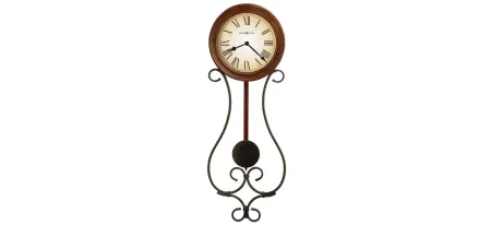 Kersen Wall Clock in Brown by Howard Miller