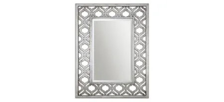Sorbolo Wall Mirror in Antiqued Silver Leaf by Uttermost