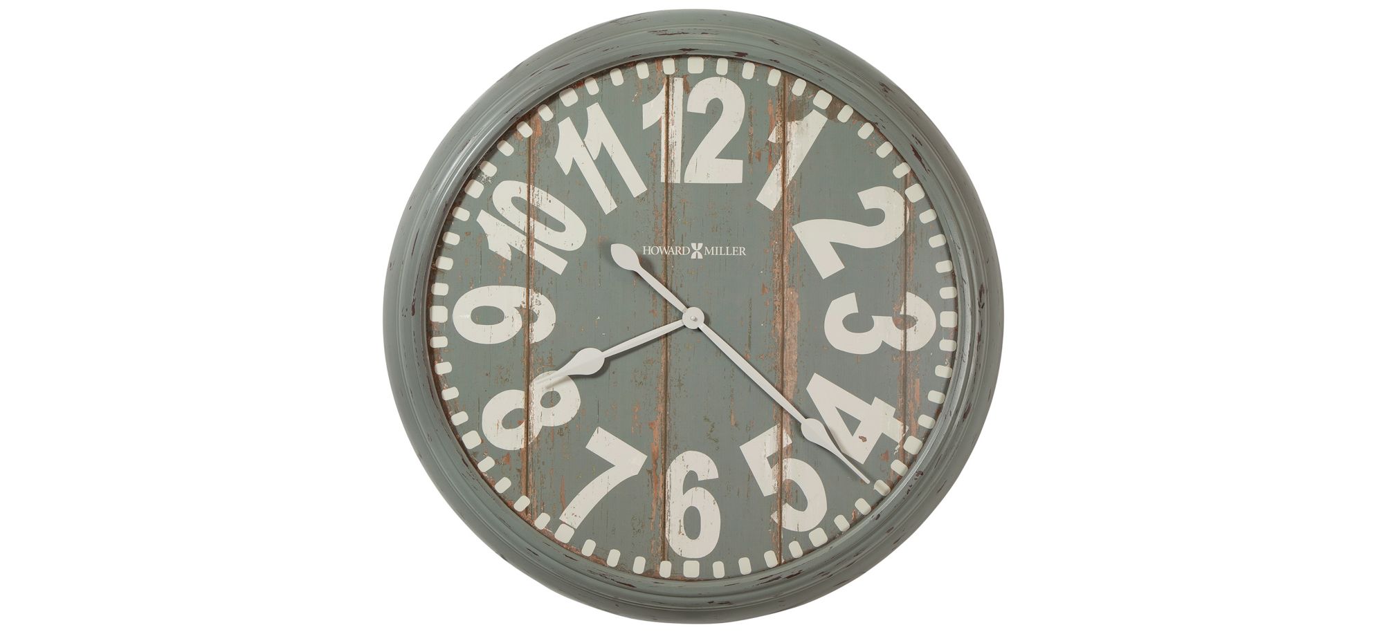Quade Wall Clock in Gray by Howard Miller