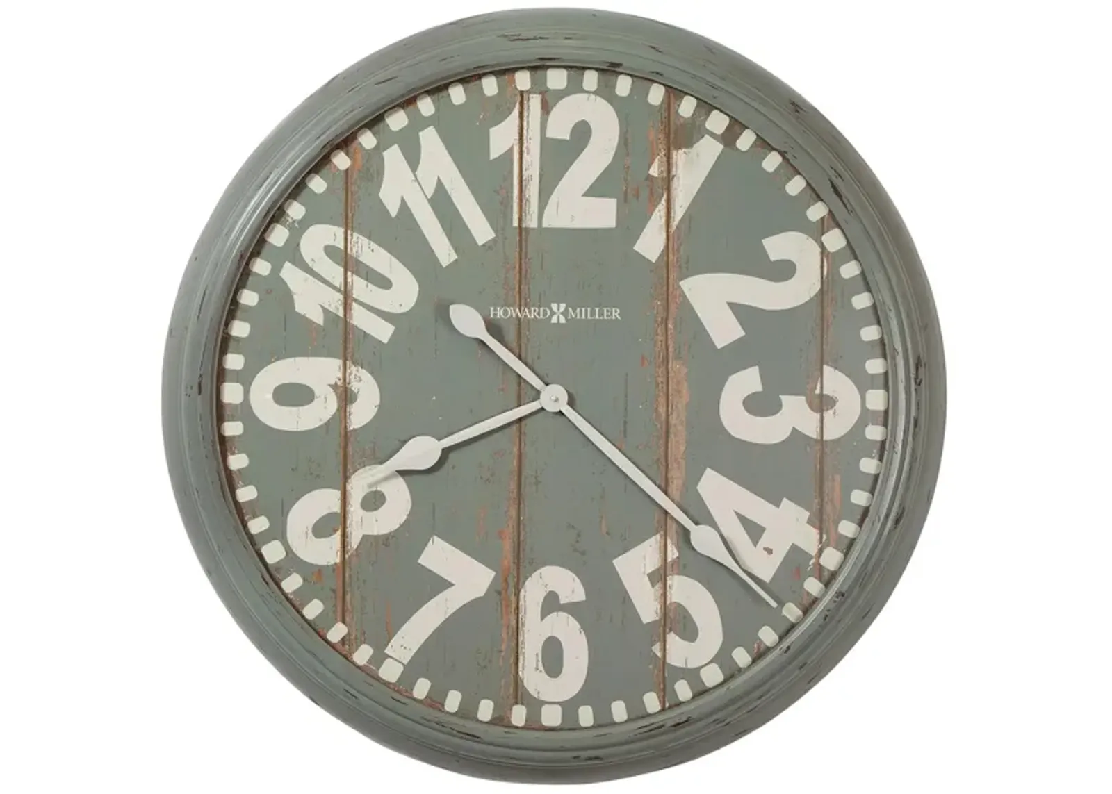 Quade Wall Clock in Gray by Howard Miller