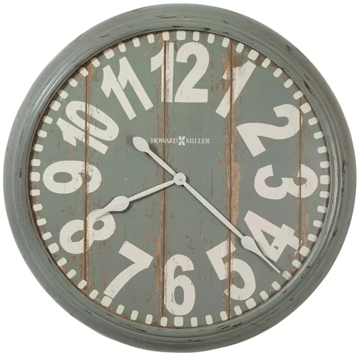 Quade Wall Clock in Gray by Howard Miller