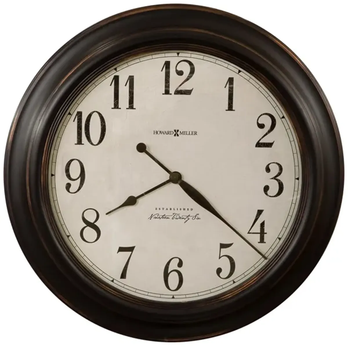 Ashby Wall Clock in White by Howard Miller