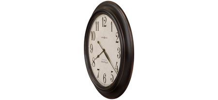 Ashby Wall Clock in White by Howard Miller
