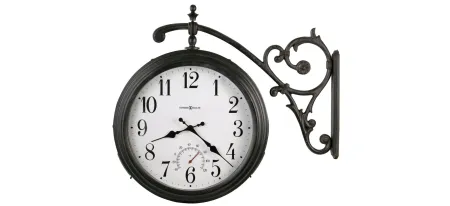 Luis Wall Clock in Gray by Howard Miller
