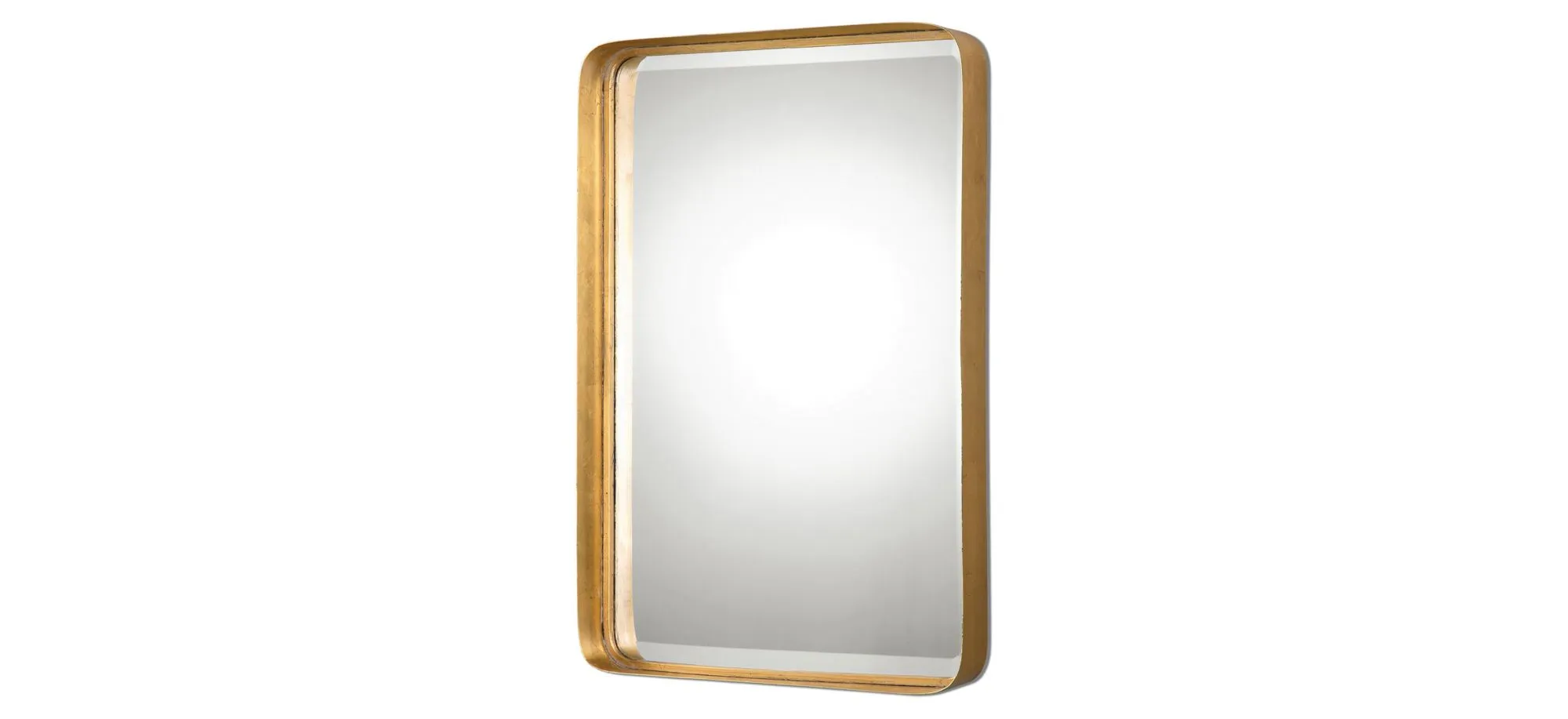 Crofton Wall Mirror in Antiqued Gold Leaf by Uttermost