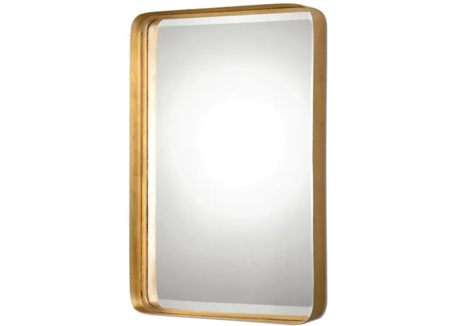 Crofton Wall Mirror in Antiqued Gold Leaf by Uttermost