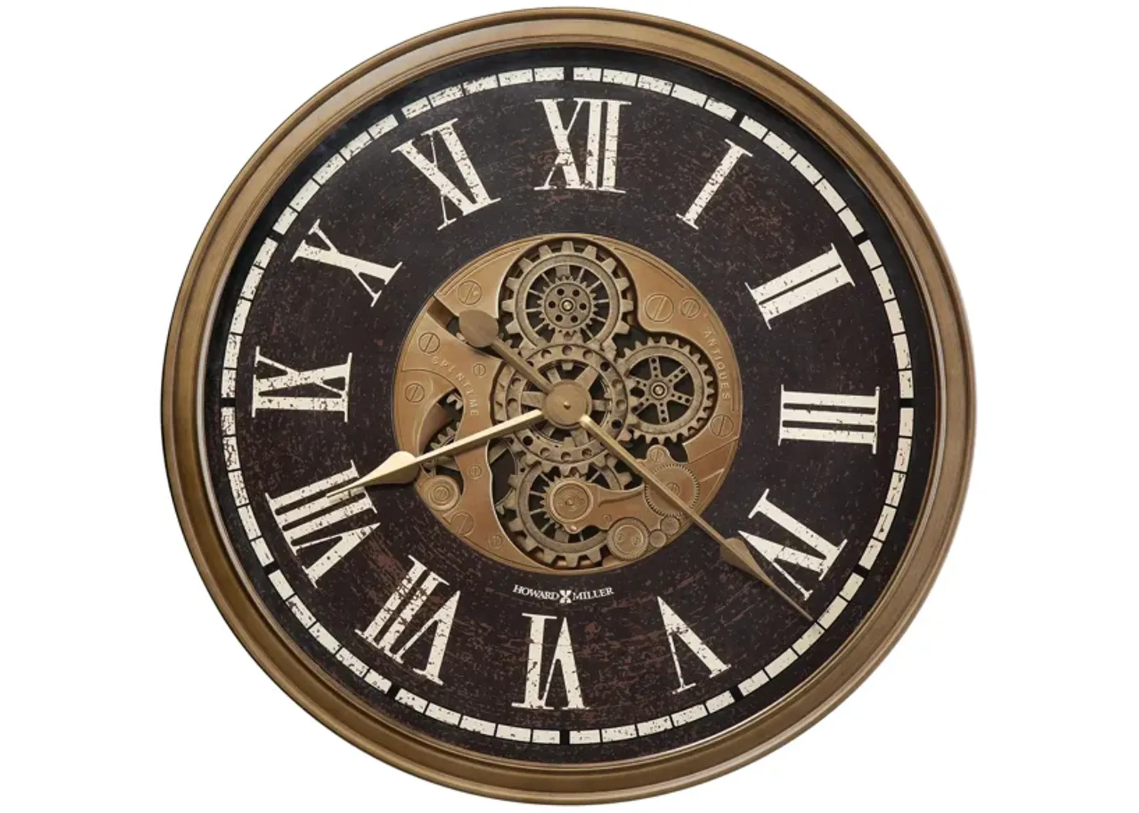 Keith Wall Clock in Brown by Howard Miller