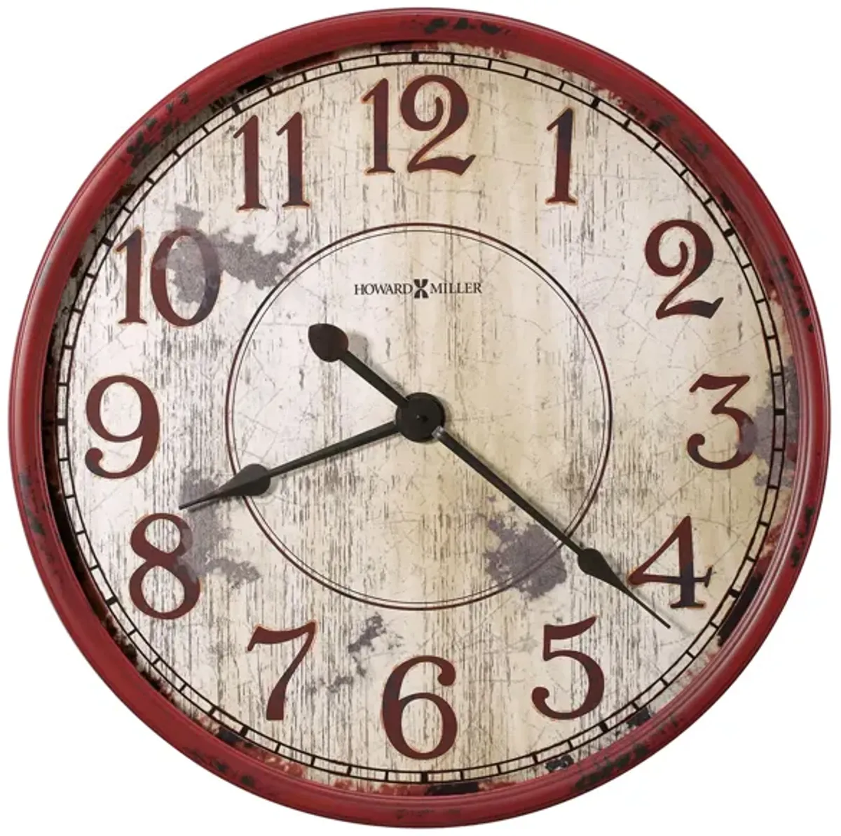 Back 40 Wall Clock in Brown by Howard Miller