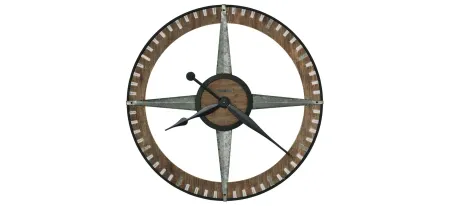 Buster Wall Clock in Brown by Howard Miller